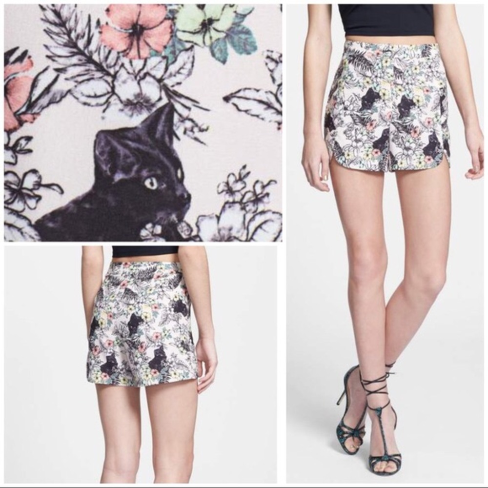 Re:Named Nordstrom High Waisted Cat Shorts